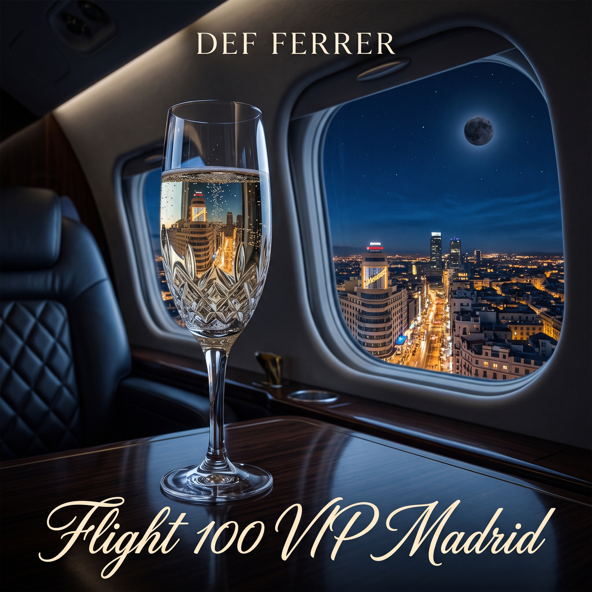 Above the City Lights: The Atmosphere and Elegance of Flight 100 VIP Madrid